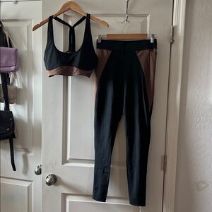 Chic Black and Brown Women's Leggings